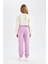 Kız Çocuk Beli Paçası Lastikli Basic Düz Jogger Eşofman Altı D3201A824WN 6