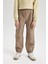 Erkek Çocuk Beli ve Paçası Lastikli Kargo Cepli Pelüş Polar Astarlı Jogger Pantolon D3460A824WN 1