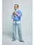 Kız Çocuk Wide Leg Geniş Bol Paça Cepli Pantolon D3719A824WN 2
