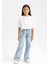 Kız Çocuk Wide Leg Geniş Bol Paça Cepli Pantolon D3719A824WN 6