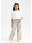 Kız Çocuk Wide Leg Geniş Bol Paça Cepli Pantolon D3720A824WN 6