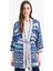 Relax Fit Desenli Kuşaklı Kimono D5443AX25SP 6
