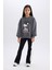 Kız Çocuk Standart Boy İspanyol Paça Basic Düz Tayt D3888A824WN 4