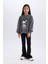 Kız Çocuk Standart Boy İspanyol Paça Basic Düz Tayt D3888A824WN 5