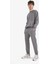 Slim Fit Dar Kesim Fermuar Cepli Pike Eşofman Altı D5258AX25SP 3