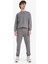 Slim Fit Dar Kesim Fermuar Cepli Pike Eşofman Altı D5258AX25SP 4