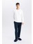 Lacivert Eşofman Altı Slim Fit Dar Kesim Fermuarlı Basic Düz Paça D6091AX24AU 2