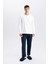 Lacivert Eşofman Altı Slim Fit Dar Kesim Fermuarlı Basic Düz Paça D6091AX24AU 3