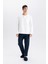 Lacivert Eşofman Altı Slim Fit Dar Kesim Fermuarlı Basic Düz Paça D6091AX24AU 4