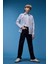 Erkek Çocuk Straight Fit Düz Paça Basic Düz Jean Pantolon D6474A825SM 2