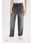 Erkek Çocuk Loose Fit Düz Paça Basic Düz Jean Pantolon D6489A825SM 1