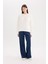 Straight Fit Beli Lastikli Eşofman Altı Uzun Boy Cepli Basic Düz D6667AX25SP 4
