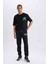 Fit NBA Milwaukee Bucks Kalın Sporcu Jogger Eşofman Altı Standart Fit Cepli Beli Bağcıklı Lastikli Paça D6692AX25SP 4