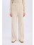 Triko Pantolon Regular Fit Basic Düz Beli Lastikli Düz Paça D6912AX24WN 1