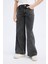 Kız Çocuk Wide Leg Geniş Bol Paça Pamuklu Jean Pantolon D7094A825SM 1