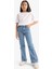 Kız Çocuk Flare Fit İspanyol Paça Jean Pantolon D7096A825SM 5