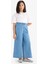 Kız Çocuk Culotte Geniş Paça Jean Pantolon D7102A825SM 4
