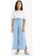 Kız Çocuk Culotte Geniş Paça Jean Pantolon D7102A825SM 3
