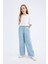 Kız Çocuk Wide Leg Geniş Paça Jean Pantolon D7103A825SM 2