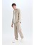 %100 Pamuk Bol Rahat Kesim Wide Leg Geniş Paça Yazlık Keten Görünümlü Pantolon D7285AX25SP 8