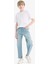 Erkek Çocuk Straight Fit Düz Paça Jean Pantolon D9012A825SM 2