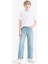 Erkek Çocuk Straight Fit Düz Paça Jean Pantolon D9012A825SM 4