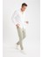 Yazlık Jogger Keten Düz Paça Pantolon D7542AX25SP 2