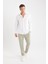Yazlık Jogger Keten Düz Paça Pantolon D7542AX25SP 4