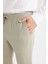 Yazlık Jogger Keten Düz Paça Pantolon D7542AX25SP 5
