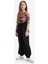 Kız Çocuk Paraşüt Kargo Jogger Paça Pamuklu Pantolon D7607A825SM 3