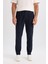 Jogger Beli Bağcıklı Cepli Düz Paça Pantolon D8639AX24AU 1