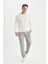 Jogger Pantolon Beli Bağcıklı Cepli Düz Paça D8641AX24AU 2