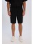 Regular Fit Beli Bağcıklı Dokulu Bermuda Şort D9451AX25SP 1