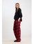 Coool Wide Leg Kareli Kumaş Pijama Pantolon Geniş Bol Paça Beli Cepli Lastikli Normal Bel D9547AX24WN 3