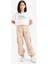 Kız Çocuk Paraşüt Kargo Cepli Jogger Paça Pantolon E0162A825SM 3