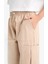 Kız Çocuk Paraşüt Kargo Cepli Jogger Paça Pantolon E0162A825SM 5