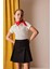 Kız Çocuk 23 Nisan Çocuk Bayramı Basic Düz Gabardin Şort Etek E0643A825SM 5