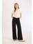 Coool Gabardin Pantolon Wide Leg Yüksek Bel Geniş Bol Paça E1794AX25SP 4