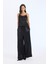 Wide Leg Saten Kumaş Pantolon Yüksek Bel Geniş Bol Paça E3021AX24AU 5