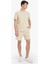 %100 Pamuk Relax Fit Twill Dokulu Cepli Şort E2590AX25SM 4