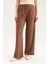 Regular Fit Cepli Krep Geniş Paça Palazzo Pantolon E5759AX25SP 1