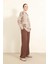 Regular Fit Cepli Krep Geniş Paça Palazzo Pantolon E5759AX25SP 4