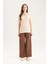 Regular Fit Cepli Krep Geniş Paça Palazzo Pantolon E5759AX25SP 7