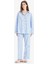 Çizgili Uzun Boy Poplin Pijama Altı-Fall in Love E5769AX25SP 3