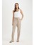 Belmando Harem Kumaş Pantolon Cepli Normal Bel Basic Düz Paça L3164AZ24SM 3