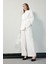 Baggy Fit Fermuarlı Cepli Yüksek Bel Standart Boy Kumaş Palazzo Pantolon E7238AX25SP 2