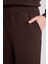 Wide Leg Eşofman Altı Basic Düz Cepli Beli Lastikli Soft Touch Geniş Bol Paça E5818AX25SP 5