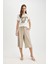 Kapri Yüksek Bel Crop Fit Belmando Basic Kapri I6798AZ24SM 3