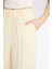Wide Leg Krep Kumaş Palazzo Pantolon Cepli Yüksek Bel Uzun Boy Geniş Paça F0083AX25SM 6
