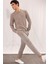 Jogger Düz Paça Her Yöne Esneyen Yazlık Kumaş Pantolon T6317AZ25SP 3
